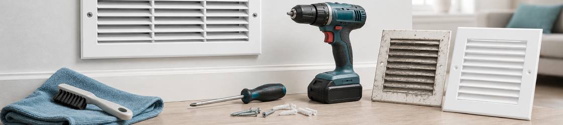 Ventilatierooster schoonmaken, plaatsen en vervangen, zo doe je dat!