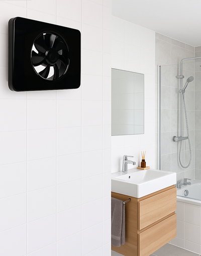 Vent-Axia Supra badkamerventilator sfeerbeeld