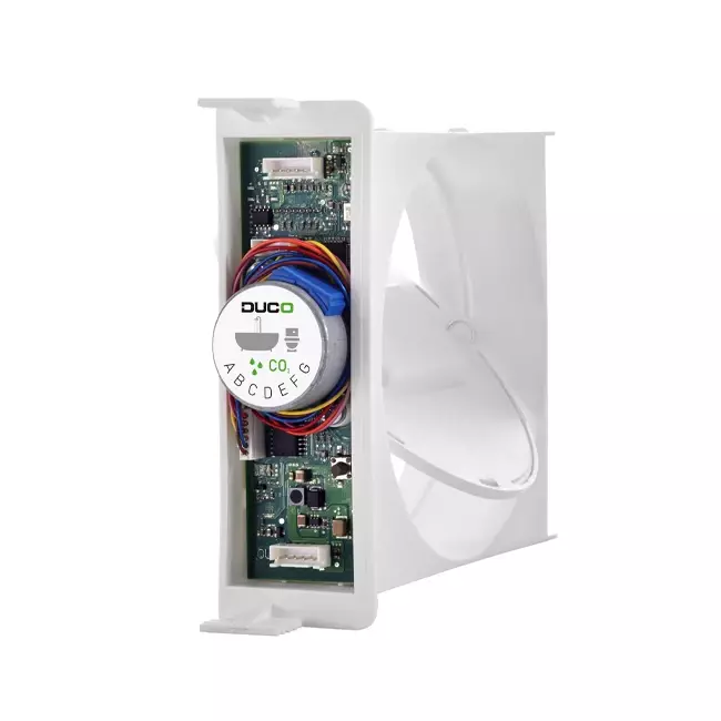 Duco Focus CO2 + vocht regelklep 50 m³/h