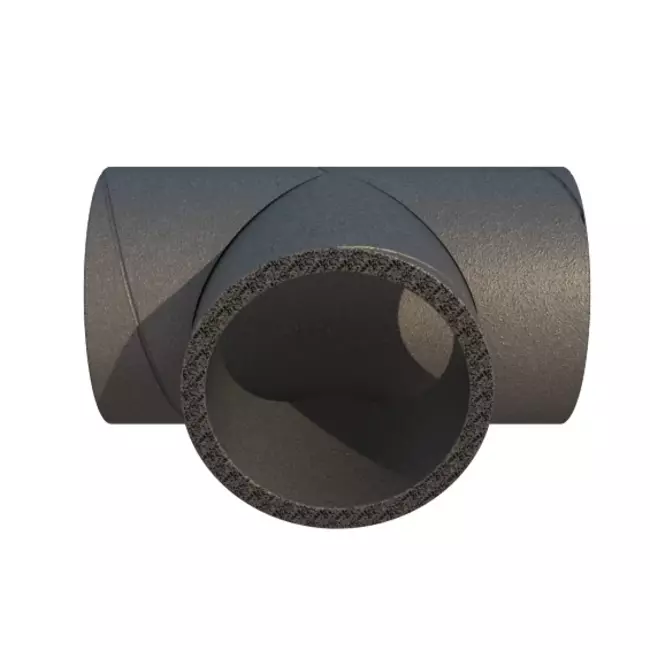 Ubbink Aerfoam 90 graden T-stuk 160 mm
