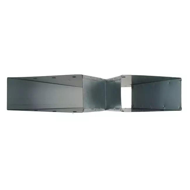 T-stuk 45 graden 220x80 mm - 170x80 mm tbv instortkanaal