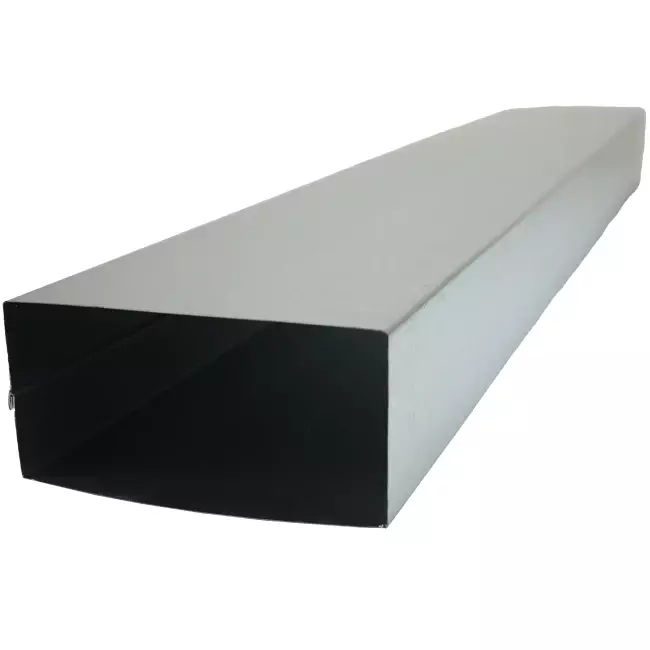 Gegalvaniseerd instortkanaal 170x80 mm met lengte 1500 mm