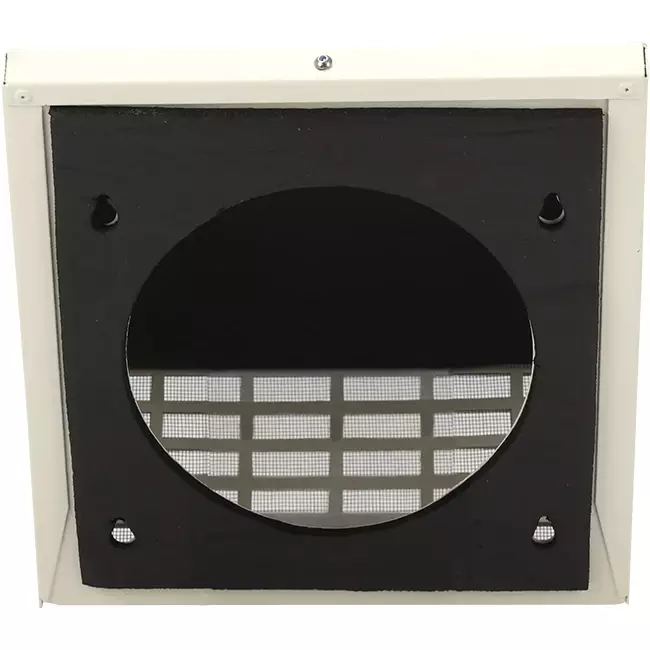 Afdekkap WTW HRU wall Ø150 - RAL9010