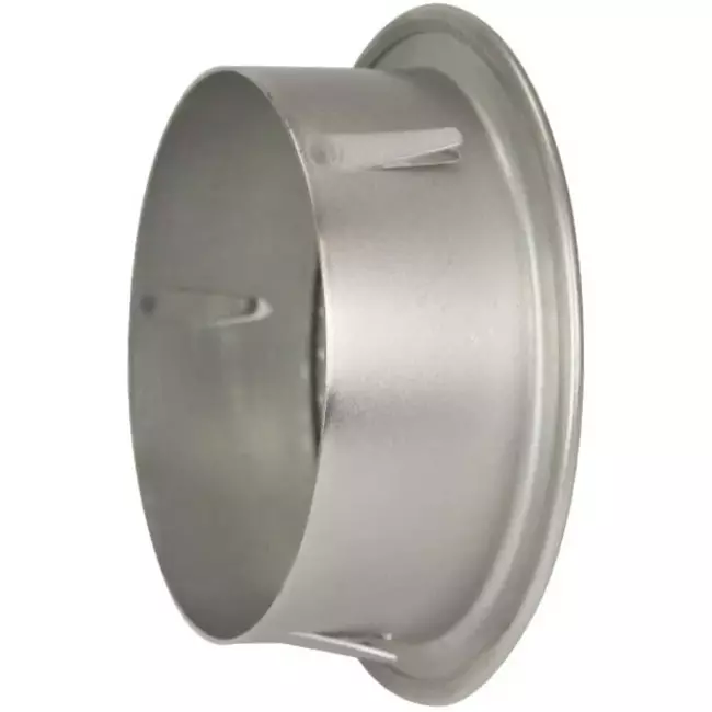 Metalen ventilatierooster rond incl. montagebus Ø 180 mm aluminium - DWRA180S