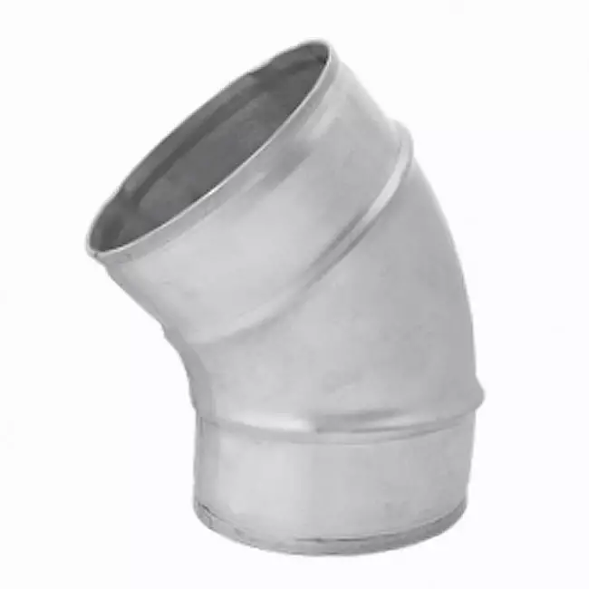 Bocht diameter 80 mm 45 graden (niet safe)