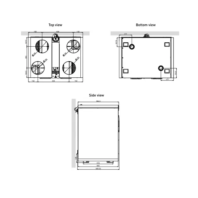 Duco WTW unit DucoBox Energy Comfort Plus D450