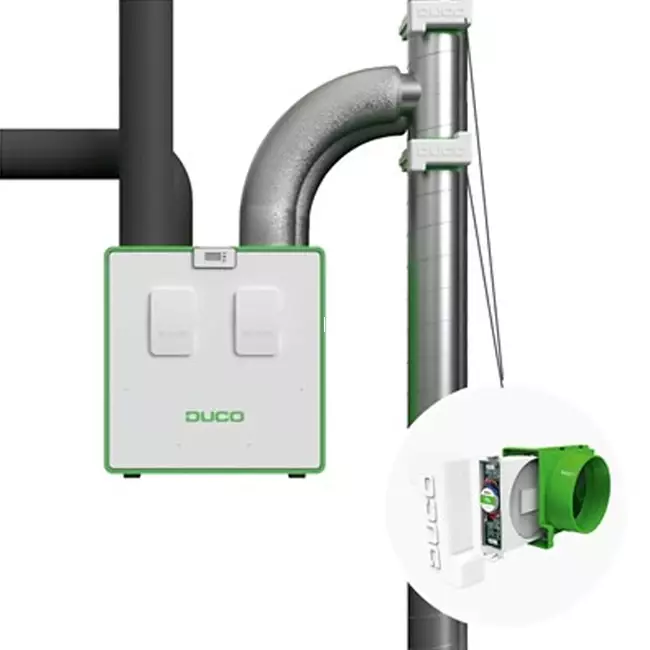 Duco DucoBox Energy D160 meerzoneklep
