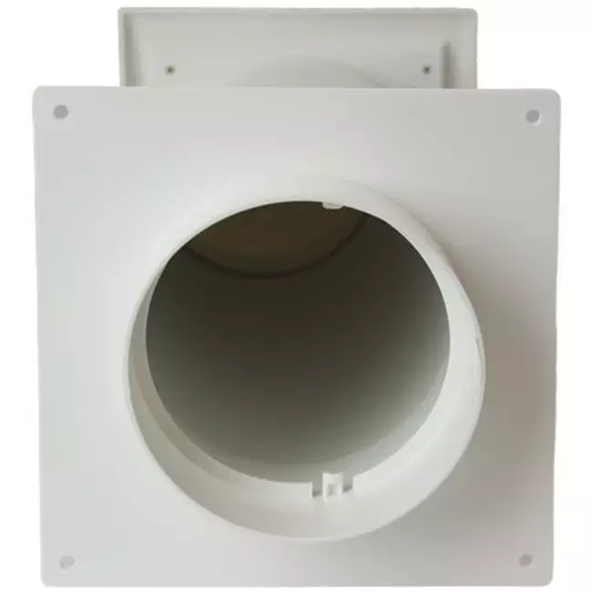 Geveldoorvoer SPK3 Ø100mm met terugslagklep