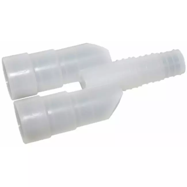 3-Weg Y connector 20/18/16mm voor flexibele condensslaang