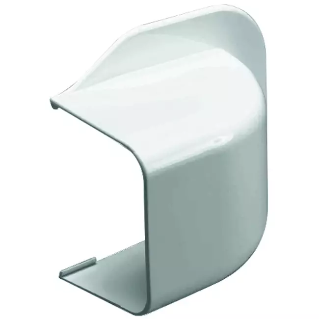 Climaplus airco leidinggoot Muurkap 125x75mm RAL 9010 WIT