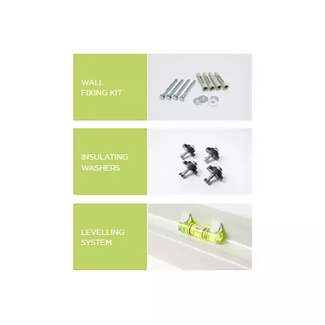Rodigas buitenunit Wandconsole 800x520mm