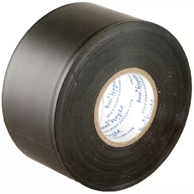 Zelfklevende tape, matzwart, breedte 48mm, rol 22 m