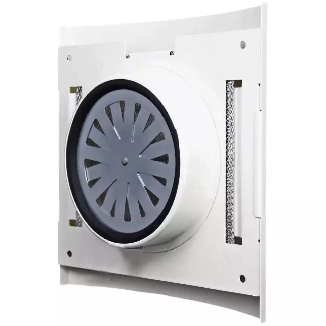 Ventilatie toevoer en afvoerventiel luxe met filter Ø 100 mm - Alpha DLD-P100