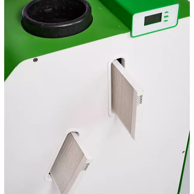 Duco WTW DucoBox Energy 325 1ZH - 1 zone sturing met heater - rechts - 325 m³/h