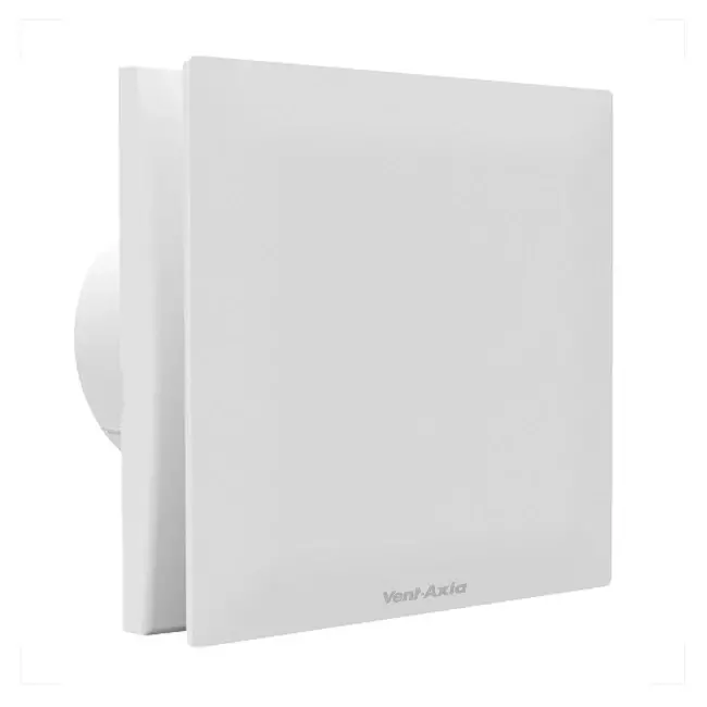 Stille badkamerventilator Mute Ø 100mm -Timer en vochtsensor - Vent Axia Mute 100 HTN