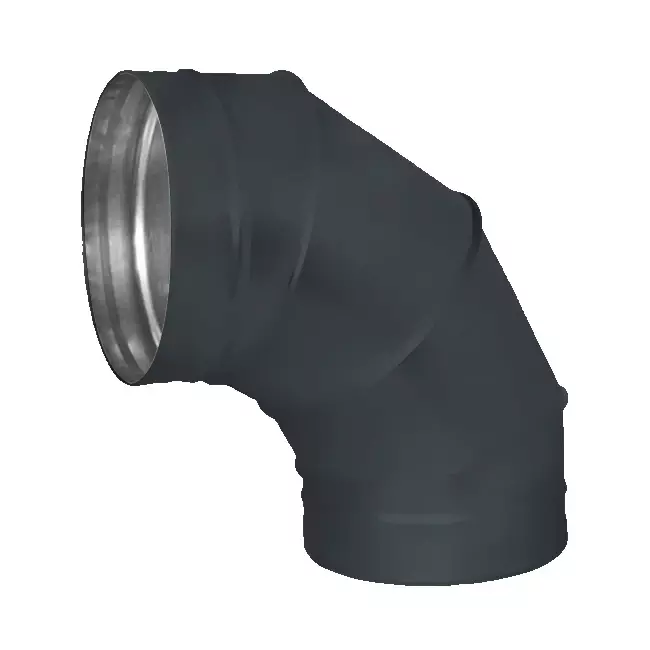 Spiro bocht 315 mm 90 graden (sendz. verz.) RAL7016