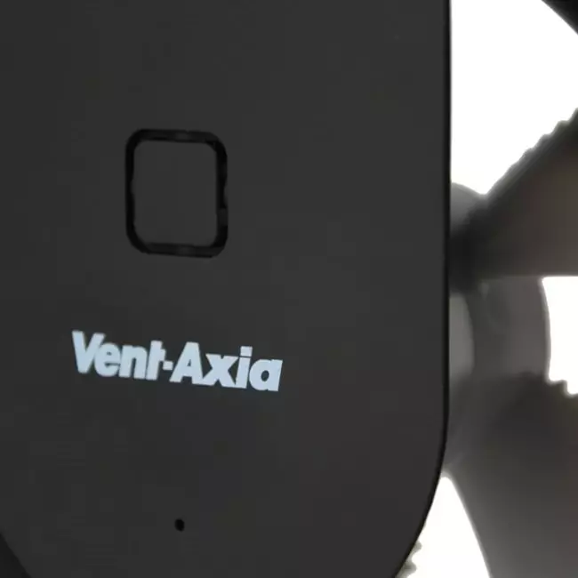 Badkamer ventilator Svara met timer, vocht- en lichtsensor 100-125mm (app-gestuurd) ZWART