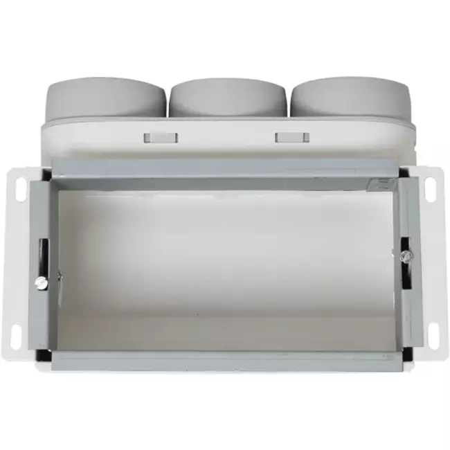Vent-Axia Uniflexplus muurcollector bovenaansluiting Geïsoleerd 3 x Ø69mm voor instortkanaal 200 x 100mm