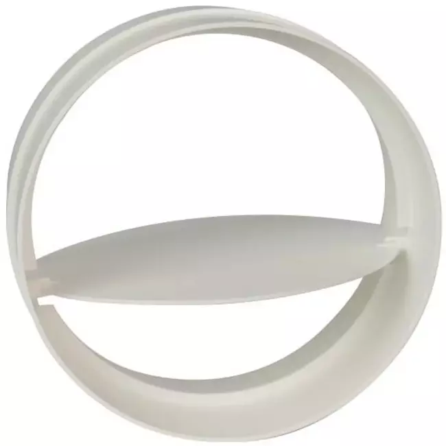 Ronde kunststof terugslagklep diameter: 100mm - AV100