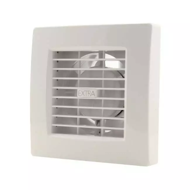 Badkamerventilator Ø 120 mm Wit -Luxe X120