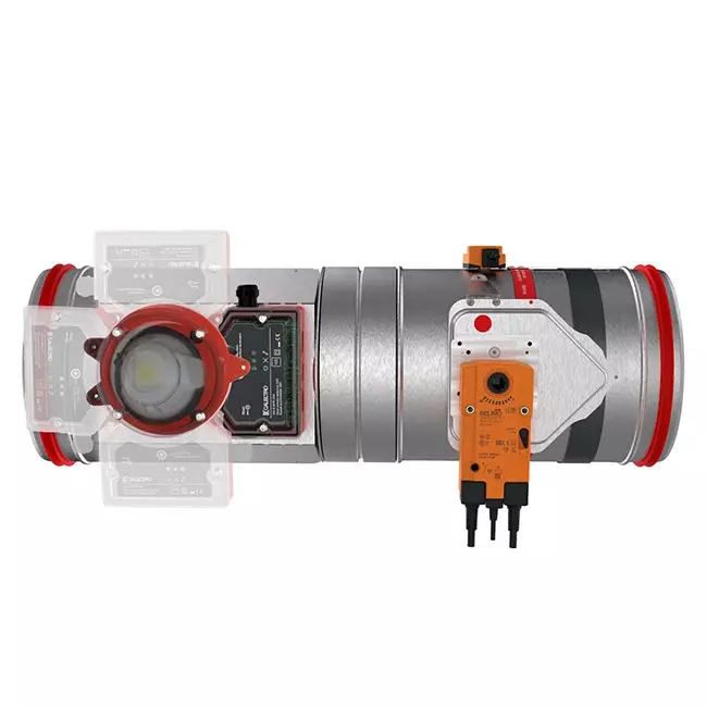 Rooksensor 230V voor ronde brandklep 100 mm - E-FDC A SSA D100 230