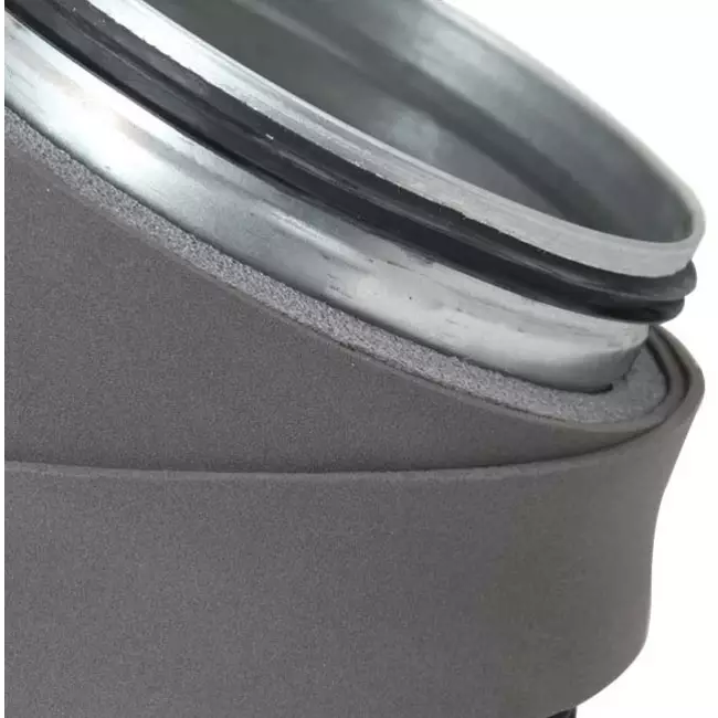 Thermoduct 13mm bocht diameter 250 mm 30 graden geisoleerd