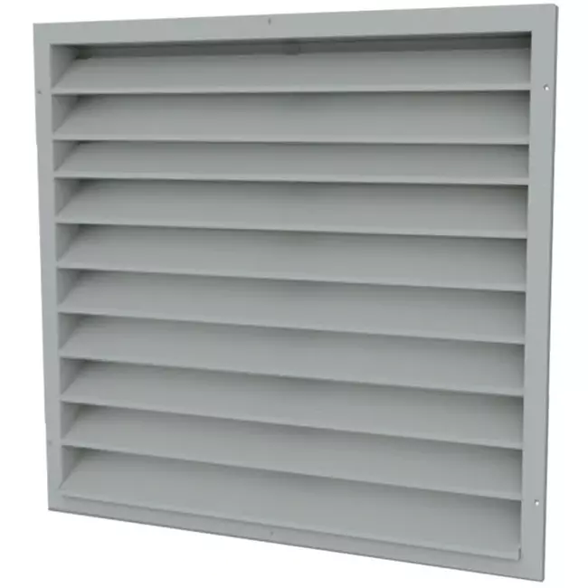 Buitenmuurrooster gegalvaniseerd staal 300x300