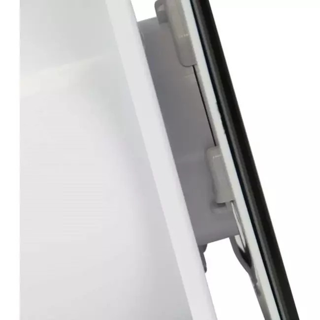 Badkamer ventilator Ø 100 mm met timer en inschakelvertraging - glazen front satijn goud