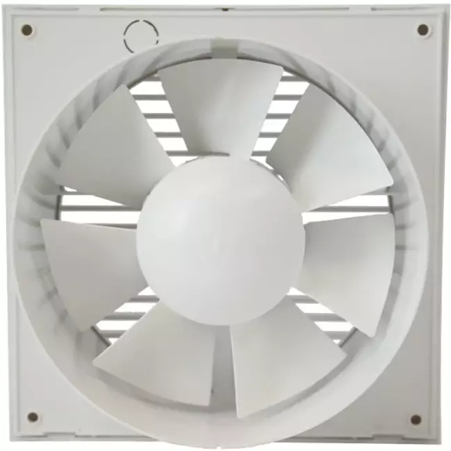 Badkamer ventilator Ø 100 mm Wit met trekkoord en stekker - EE100WP