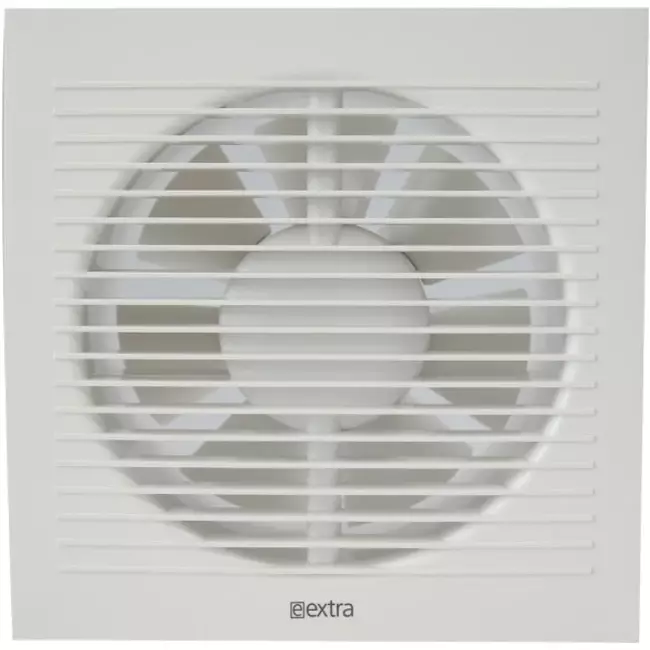 Badkamer ventilator Ø 100 mm Wit met trekkoord en stekker - EE100WP