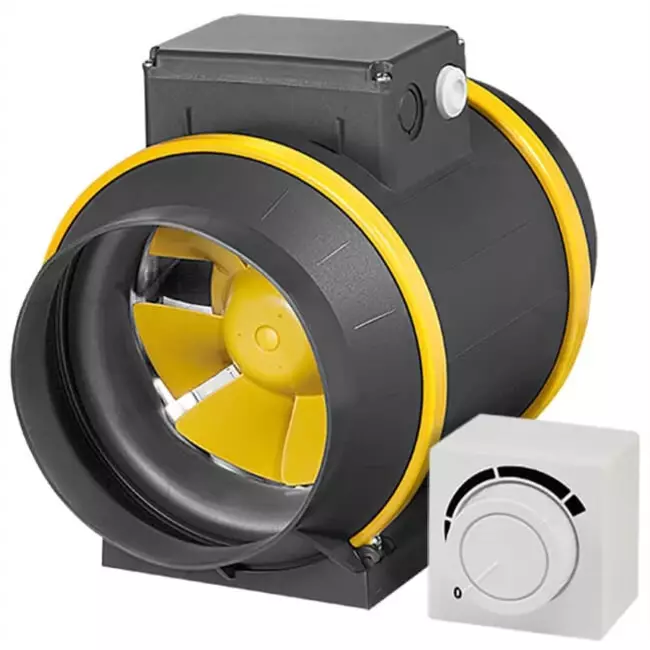 Ruck ETAMASTER M buisventilator 615m³/h - Ø 160 mm + 3-standenschakelaar