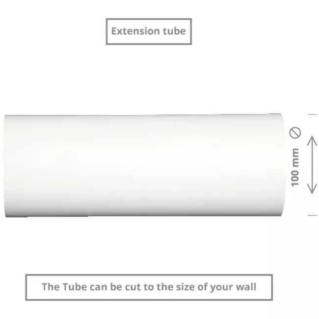Europlast decentrale WTW-unit 100 mm met trekkoord en stekker
