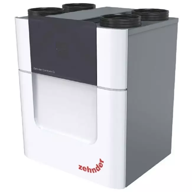 Zehnder Stork ComfoAir Q450 WTW unit NL LR - 450 m³/h + ERV (enthalpiewisselaar) + RF