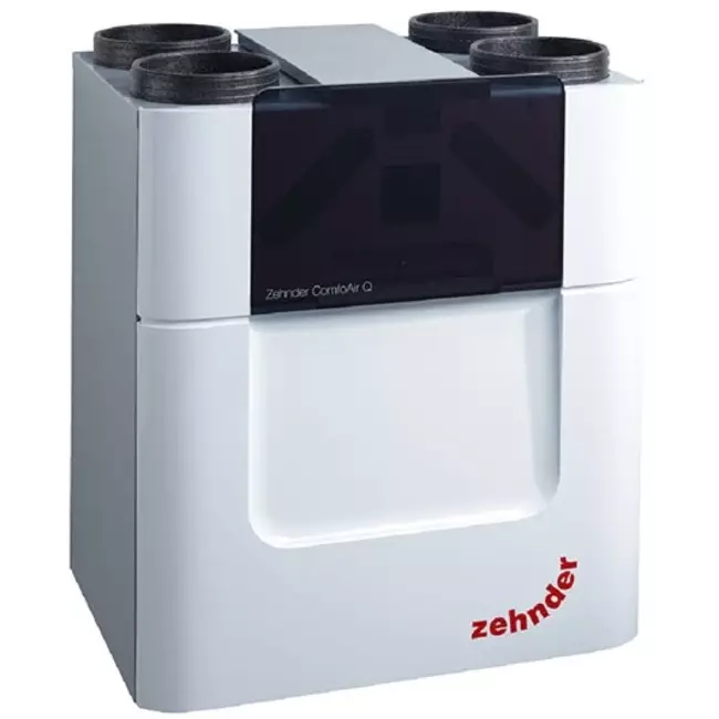 Zehnder Stork ComfoAir Q450 WTW unit NL LR - 450 m³/h + ERV (enthalpiewisselaar) + RF
