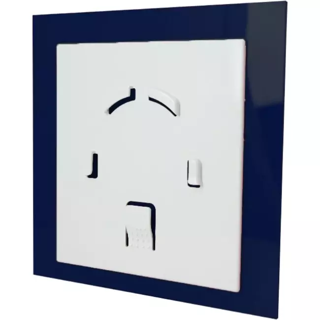 Front dRim kunststof blauw (01-166)
