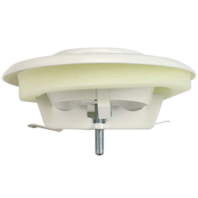Ventilatie afvoer ventiel 160mm met metaal klemveren - DVS-C160 RAL9010