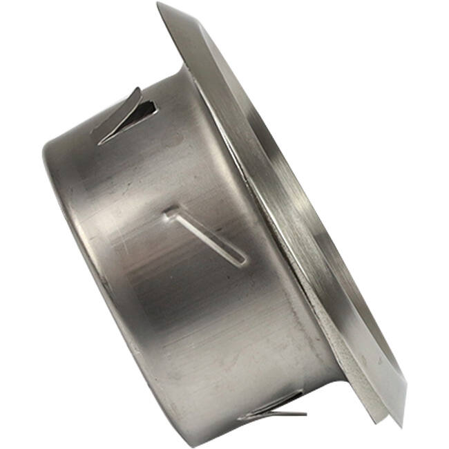 RVS ventilatie ventiel 160mm toevoer -en afvoer met klemveren - DVI-C160
