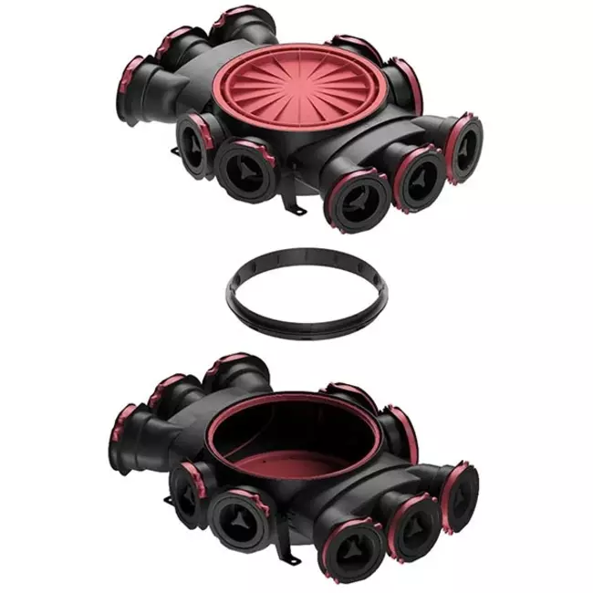 Heatpex Aria luchtverdeelbox (10 x 75 mm)