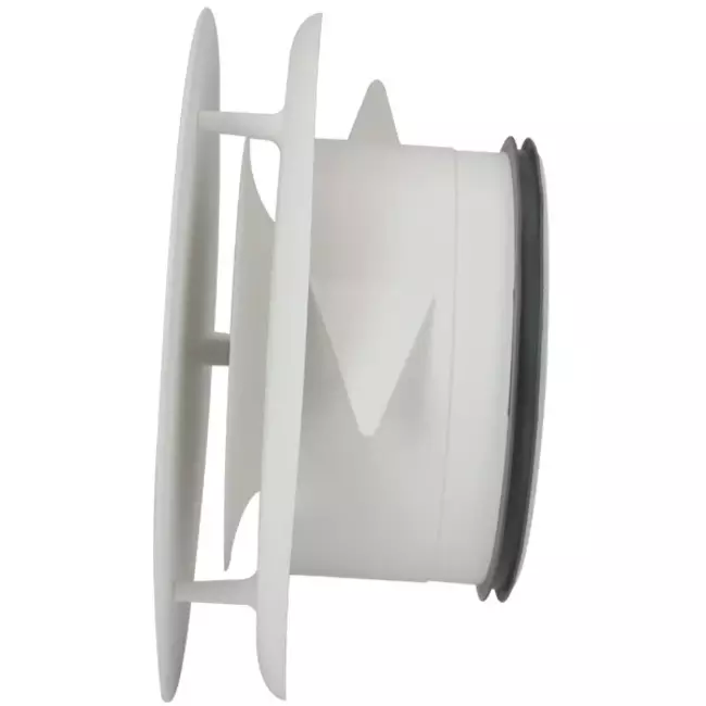 Imaginair RLV ventiel Ø 125mm  - montageveren + ring - wit