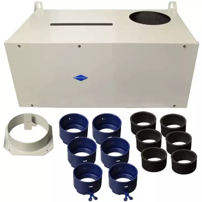 Itho Daalderop universeel plenum Demandflow / Qualityflow - 8 aansluitingen