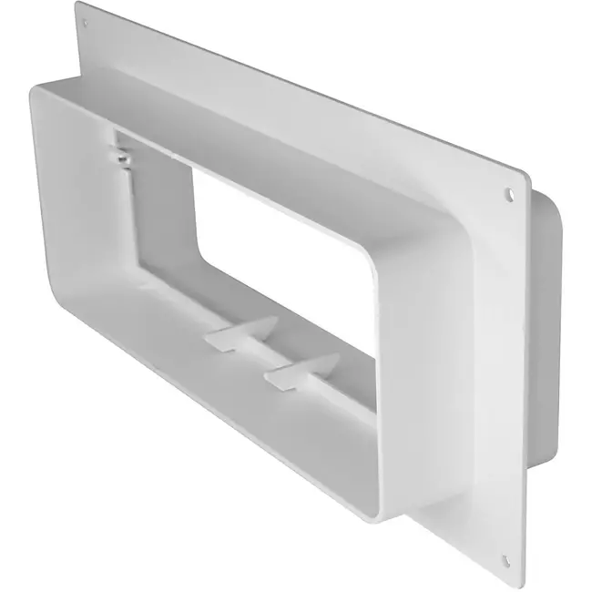Rechthoekige kunststof connectieflens 220x90mm (KFS29)