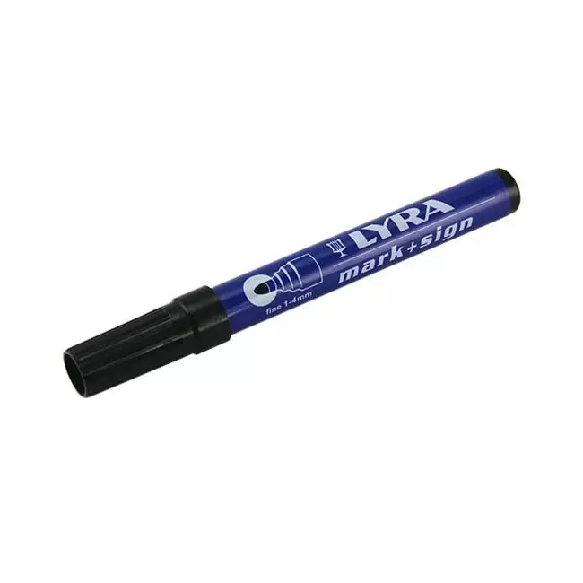 Markeerstift watervast zwart 1-4 mm (fijn)
