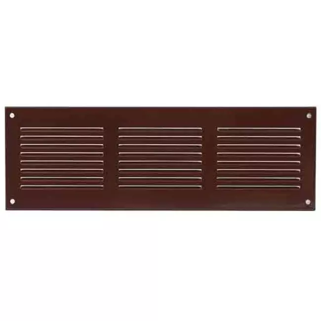 Metalen rooster 300x100mm bruin - MR3010B