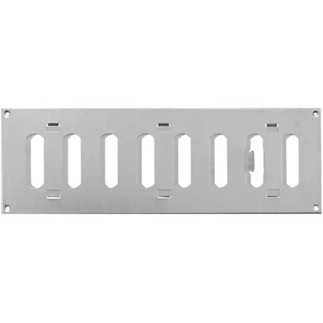 Metalen rooster verstelbaar 300x100 gegalvaniseerd - MR3010RZn