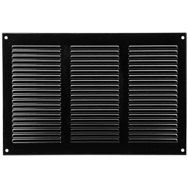 Metalen rooster 300x200mm zwart - MR3020M - RAL9005