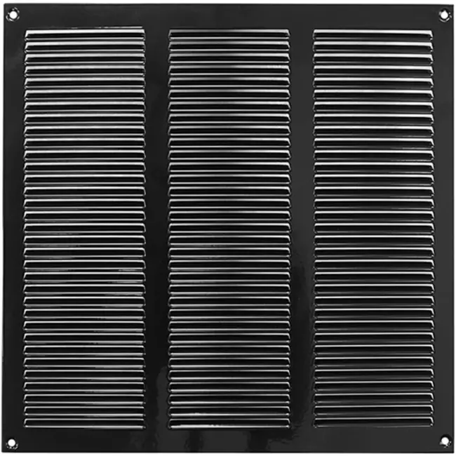Metalen rooster 300x300mm zwart – MR3030M - RAL9005