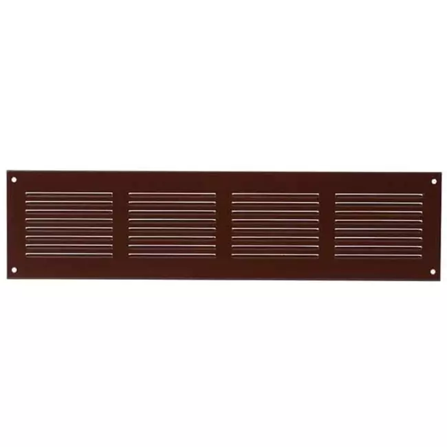 Metalen rooster 400x100mm bruin - MR4010B