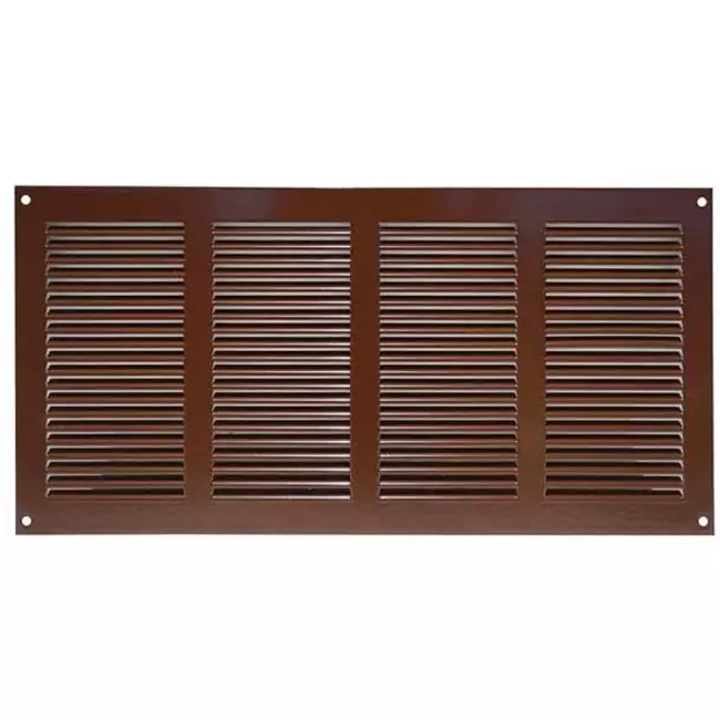 Metalen rooster 400x200mm bruin - MR4020B