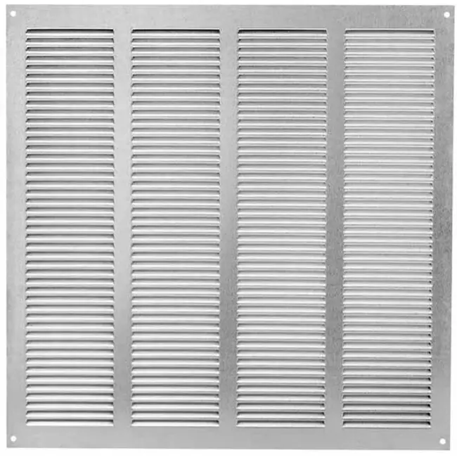 Metalen rooster 400x400mm zink - MR4040Zn