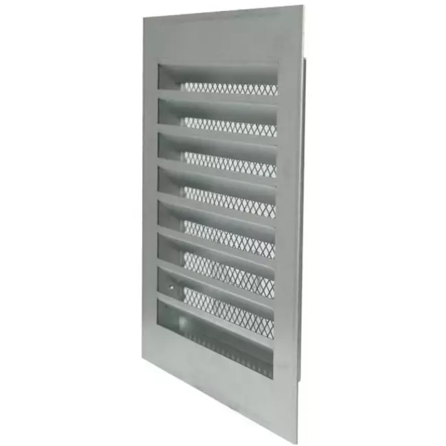 Metalen rooster industrieel 150x200mm zink - MRF1520Zn